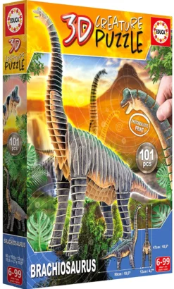 Puzzle 3D Dinozaury - Brachiozaur 101 el.