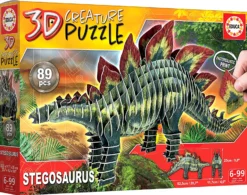 Puzzle 3D Dinozaury - Stegozaur 89 el.