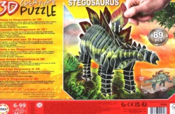 Puzzle 3D Dinozaury - Stegozaur 89 el.