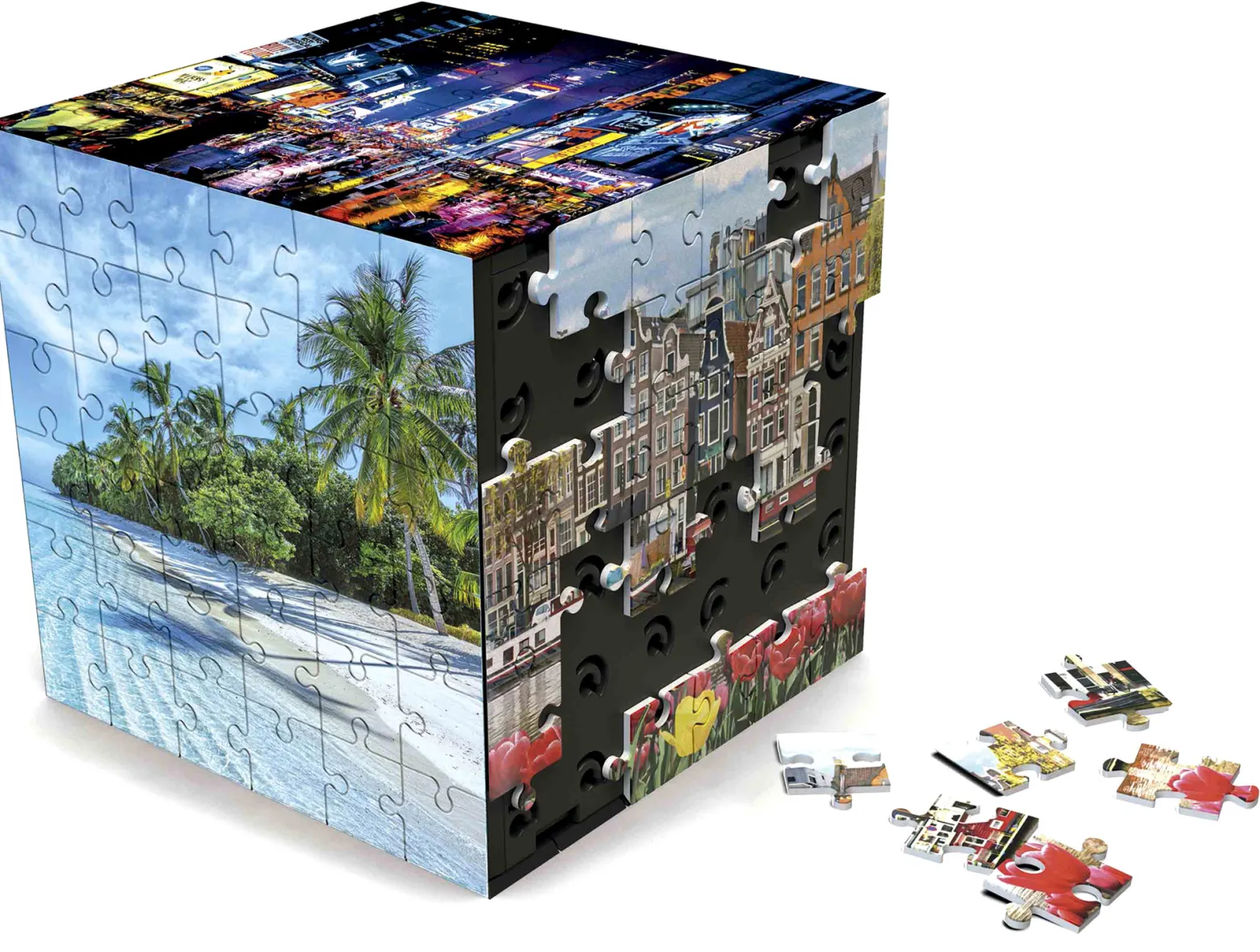 Puzzle 3D - Podróże 6 x 36 el.