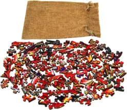 Puzzle drewniane / kolorowe 110 el. - Formuła 1