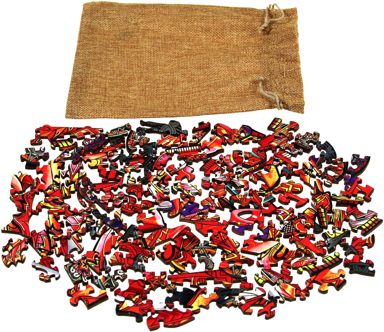 Puzzle drewniane / kolorowe 110 el. - Formuła 1