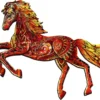 Puzzle drewniane / kolorowe 103 el. - Koń