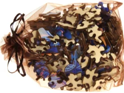 Puzzle drewniane / kolorowe 174 el. - Słoń