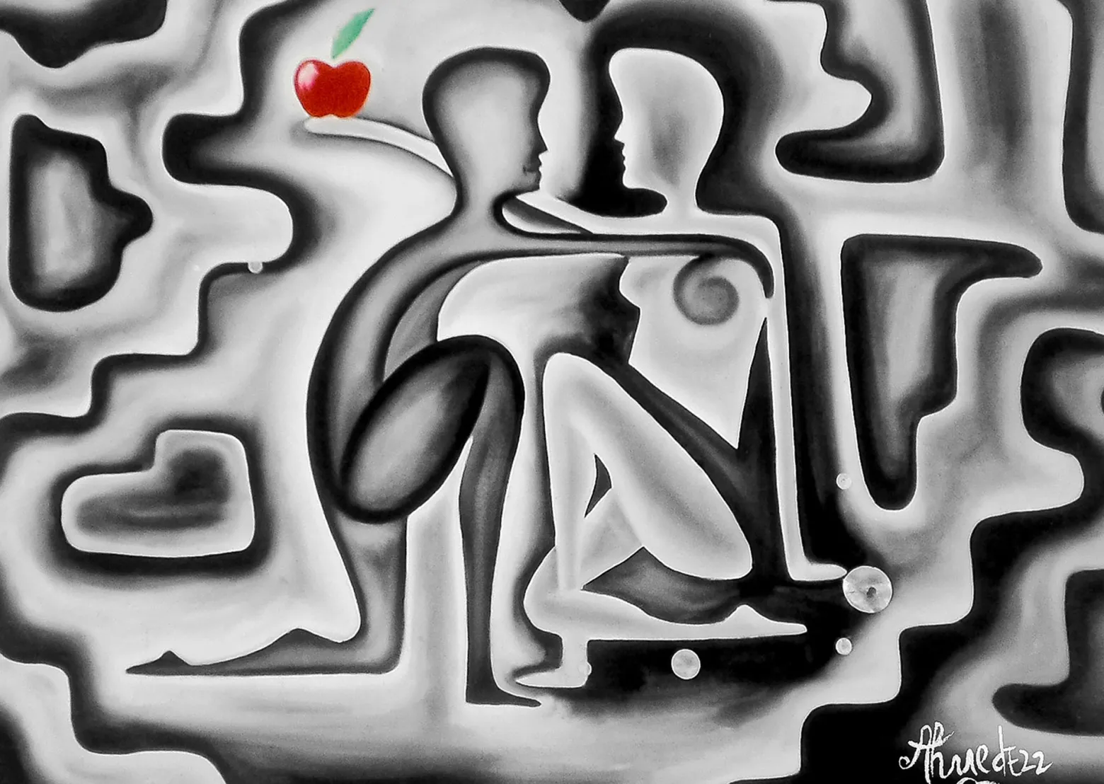 Puzzle 1000 el. Adam i Ewa