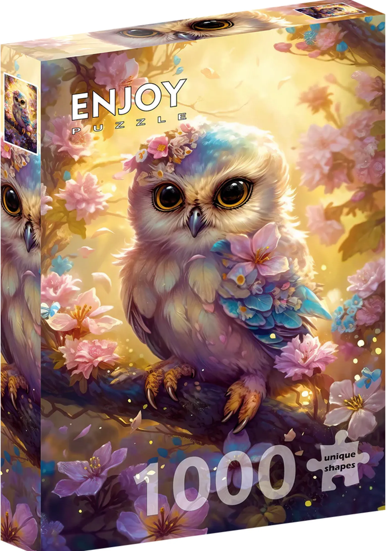 Puzzle 1000 el. Łagodna sowa