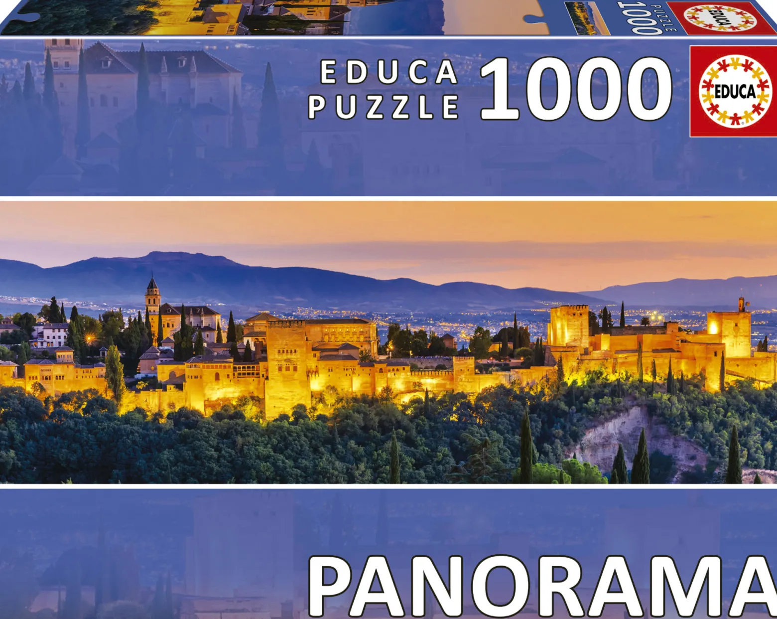Puzzle 1000 el. Alhambra / Grenada / Hiszpania (panorama)
