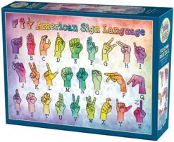 Puzzle 500 el. Amerykański język migowy