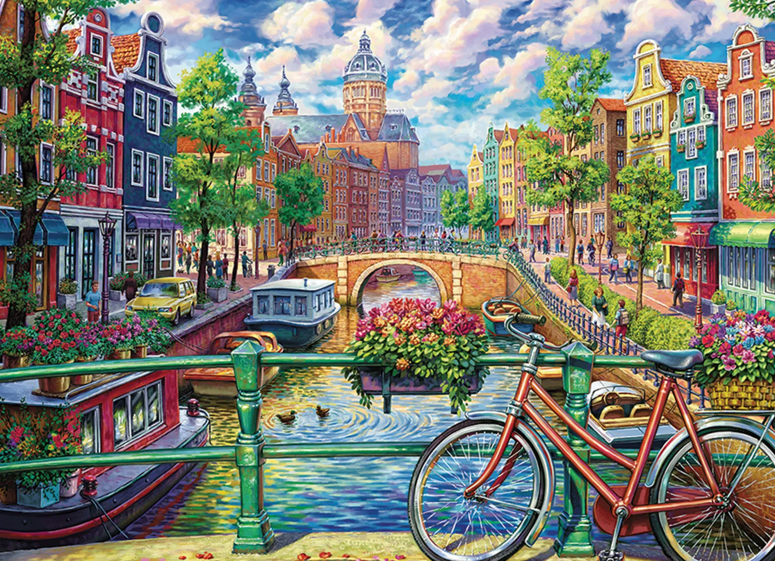 Puzzle 1000 el. Amsterdam / Niderlandy
