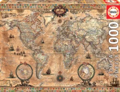 Puzzle 1000 el. Antyczna mapa świata