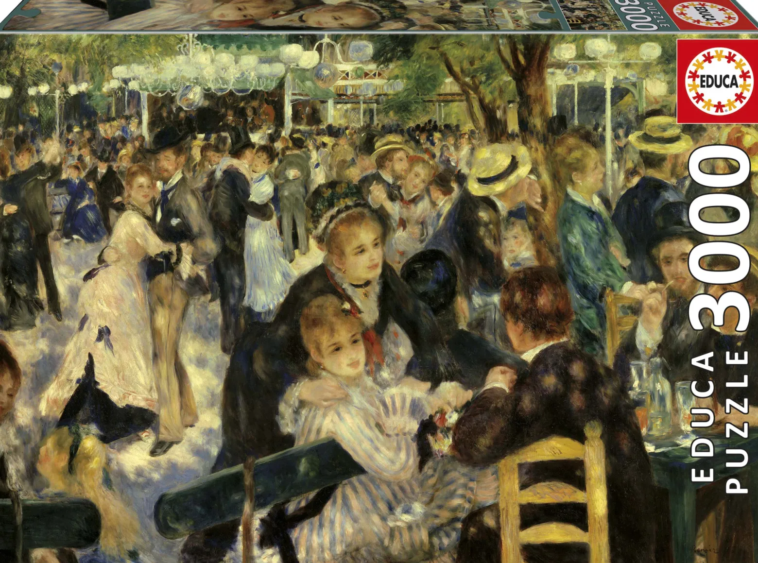 Puzzle 3000 el. Bal w Moulin de la Galette, Auguste Renoir