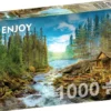 Puzzle 1000 el. Chatka nad rzeką