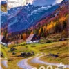 Puzzle 1000 el. Chatka w górach