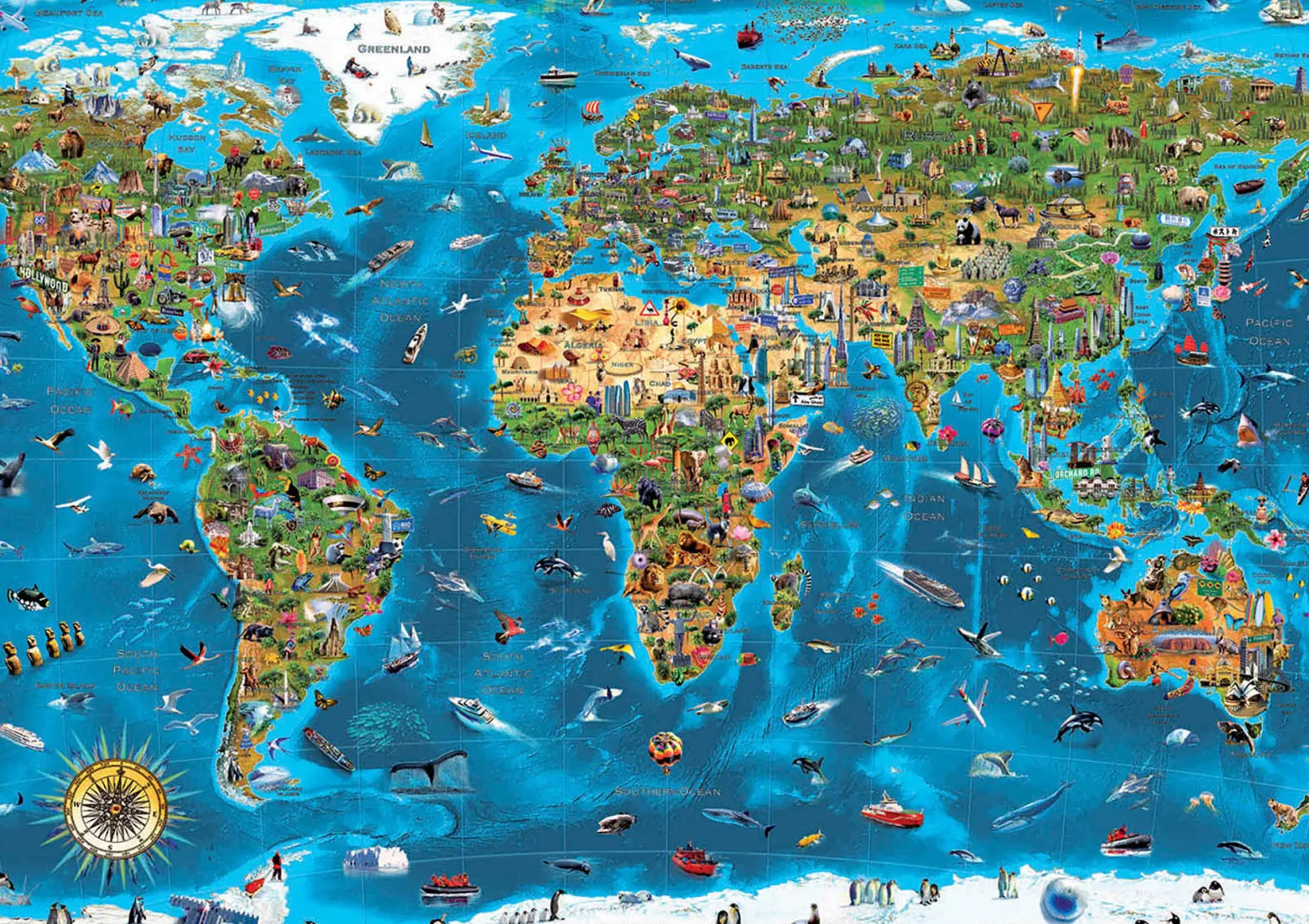 Puzzle 1000 el. Cuda świata