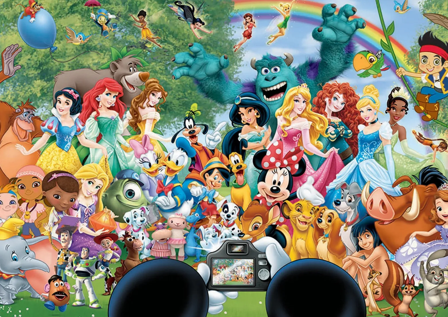Puzzle 1000 el. Cudowny świat Walta Disneya