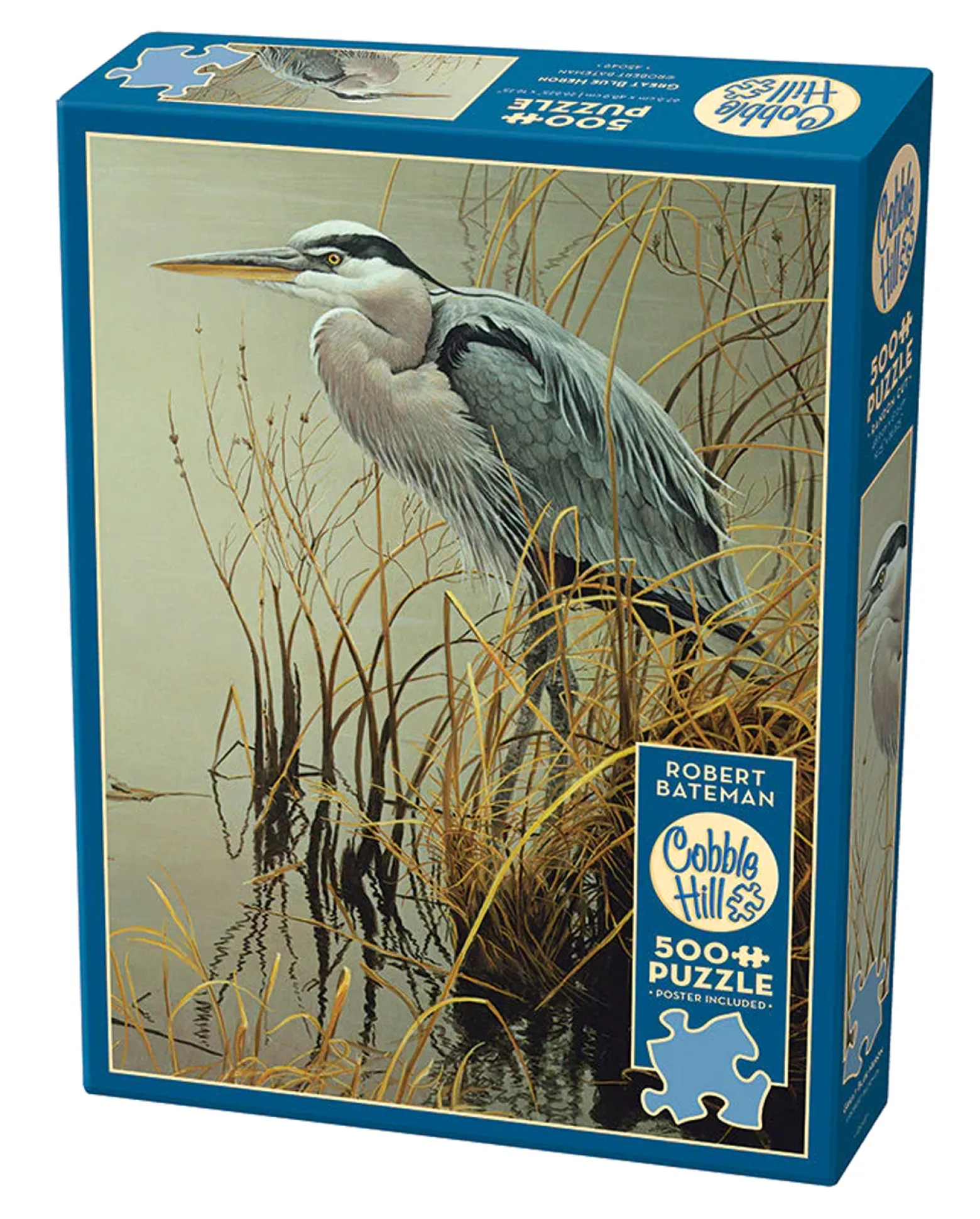 Puzzle 500 el. Czapla błękitna