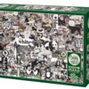 Puzzle 1000 el. Czarno-białe zwierzęta