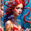 Puzzle 1000 el. Czerwona syrenka