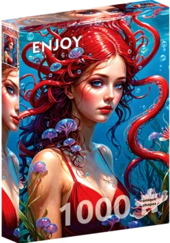 Puzzle 1000 el. Czerwona syrenka