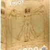 Puzzle 1000 el. Człowiek witruwiański, Leonardo da Vinci