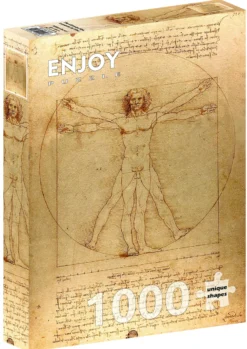Puzzle 1000 el. Człowiek witruwiański, Leonardo da Vinci