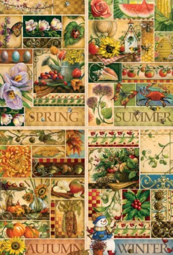 Puzzle 2000 el. Cztery pory roku