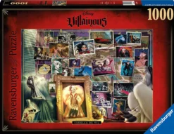 Puzzle 1000 el. 101 dalmatyńczyków (Złoczyńcy Disneya - Cruella de Mon)