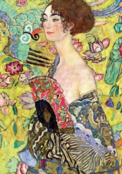 Puzzle 1000 el. Dama z wachlarzem, Gustav Klimt