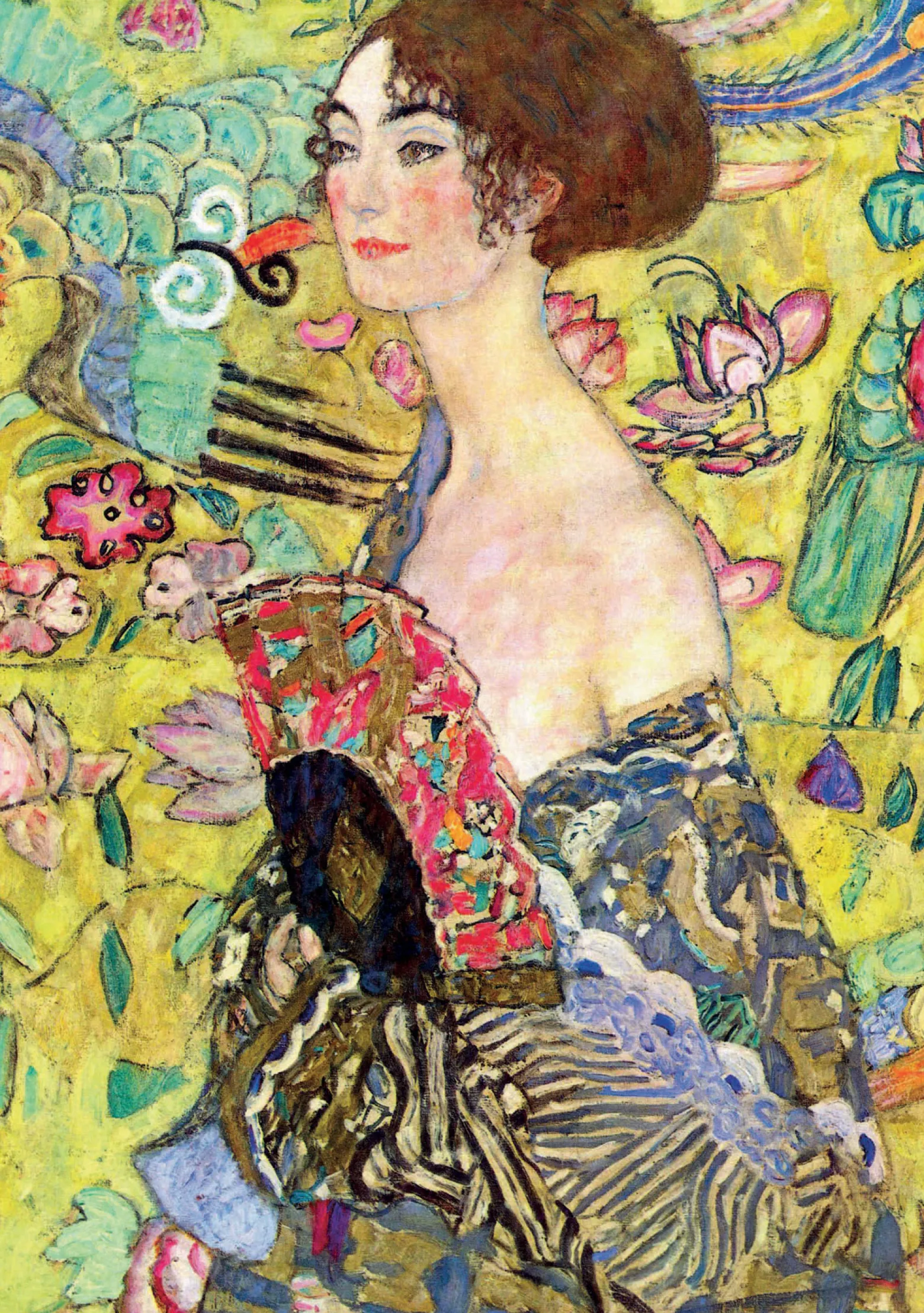 Puzzle 1000 el. Dama z wachlarzem, Gustav Klimt