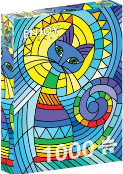 Puzzle 1000 el. Dekoracyjny kot