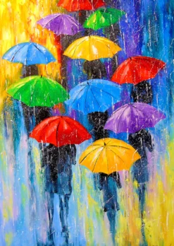 Puzzle 1000 el. Deszczowy dzień