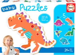 Puzzle 3-5 el. Dinozaury