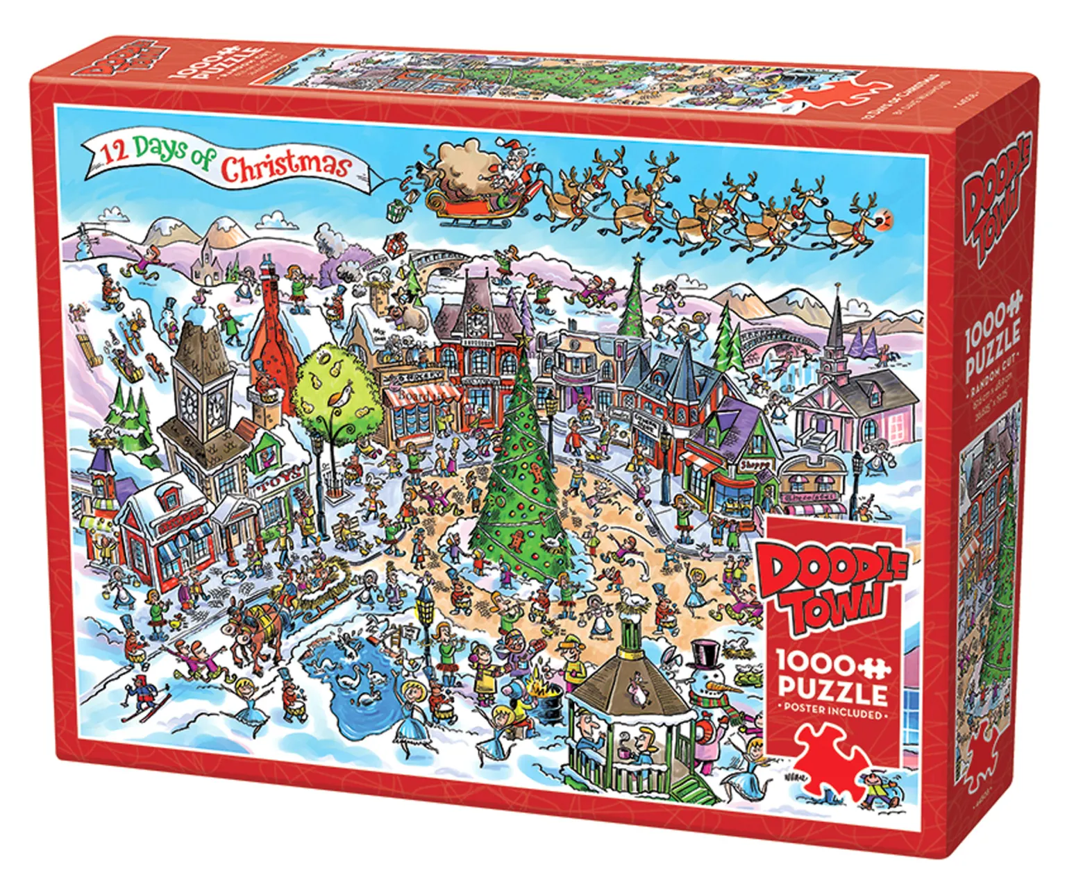 Puzzle 1000 el. 12 dni Świąt Bożego Narodzenia