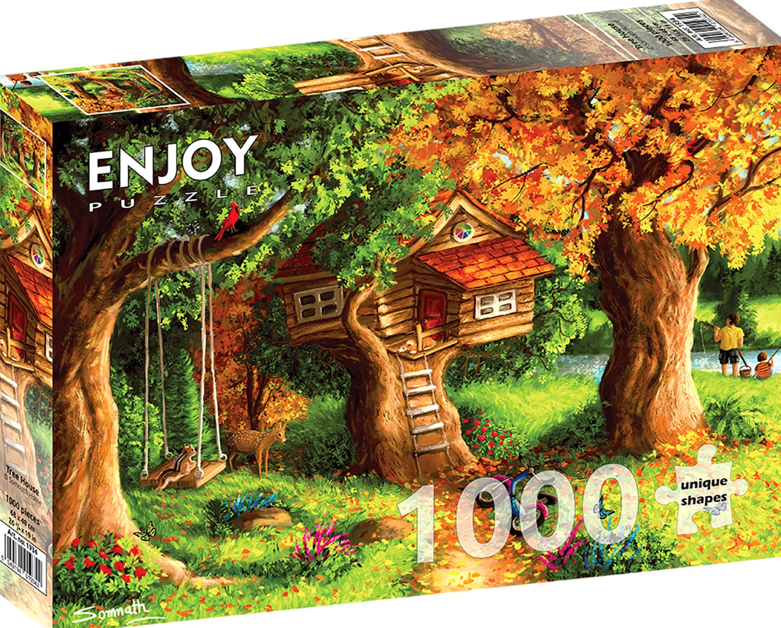 Puzzle 1000 el. Domek na drzewie