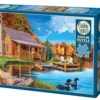 Puzzle 500 el. Dom nad jeziorem