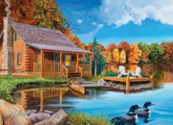 Puzzle 500 el. Dom nad jeziorem