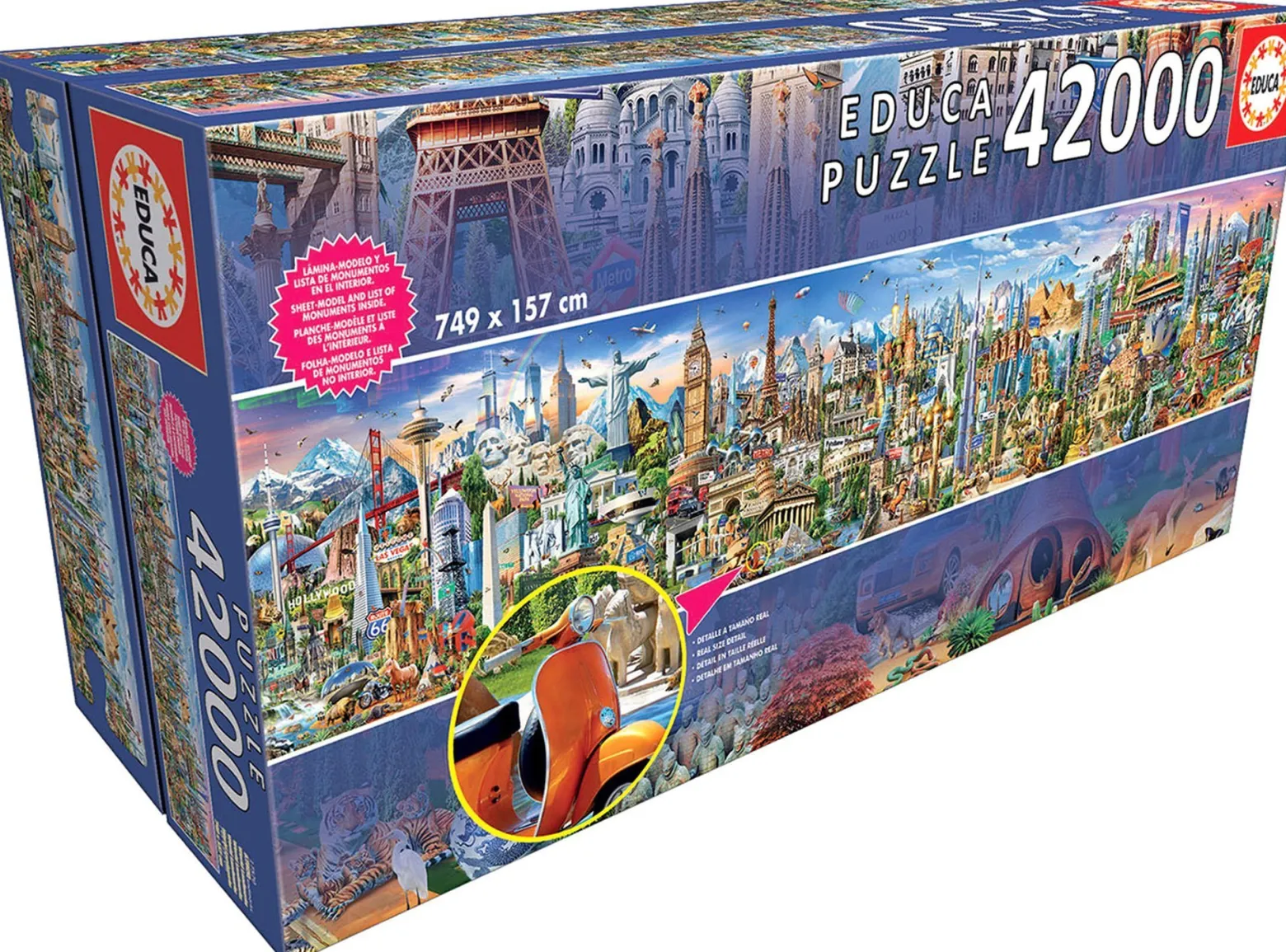 Puzzle 42000 el. Dookoła świata