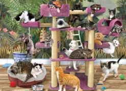 Puzzle 500 el. Drapak dla kota