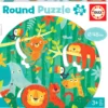 Puzzle 28 el. Dżungla (okrągłe)