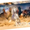 Puzzle 1000 el. Dzikie konie na pustyni