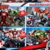 Puzzle 50 el. + 80 el. + 100 el. + 150 el. Avengers