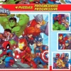Puzzle 12 el. + 16 el. + 20 el. + 25 el. Marvel Super Hero Adventures