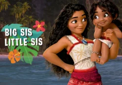Puzzle 50 el. + 80 el. + 100 el. + 150 el. Vaiana 2