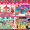 Puzzle 20 el. + 40 el. + 60 el. + 80 el. Zabawa