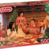 Puzzle 500 el. FALCON CHRISTMAS Świąteczny posiłek