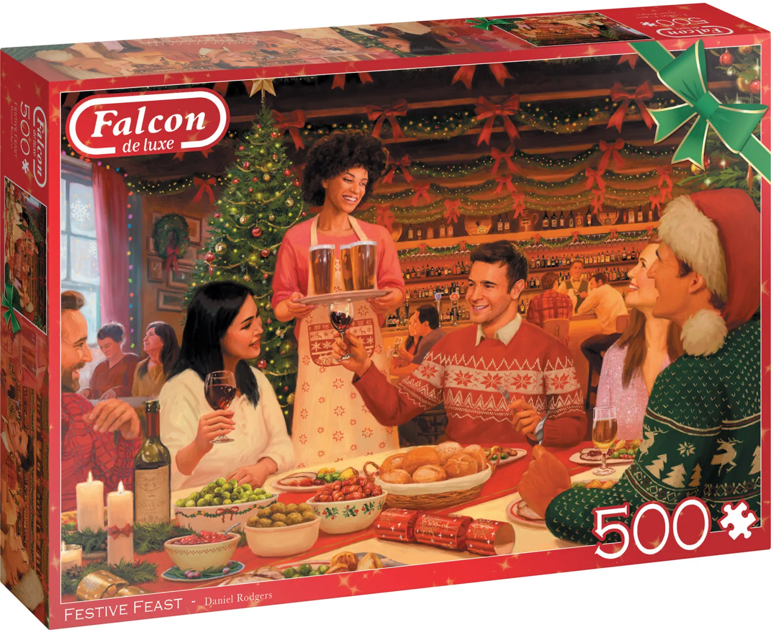 Puzzle 500 el. FALCON CHRISTMAS Świąteczny posiłek
