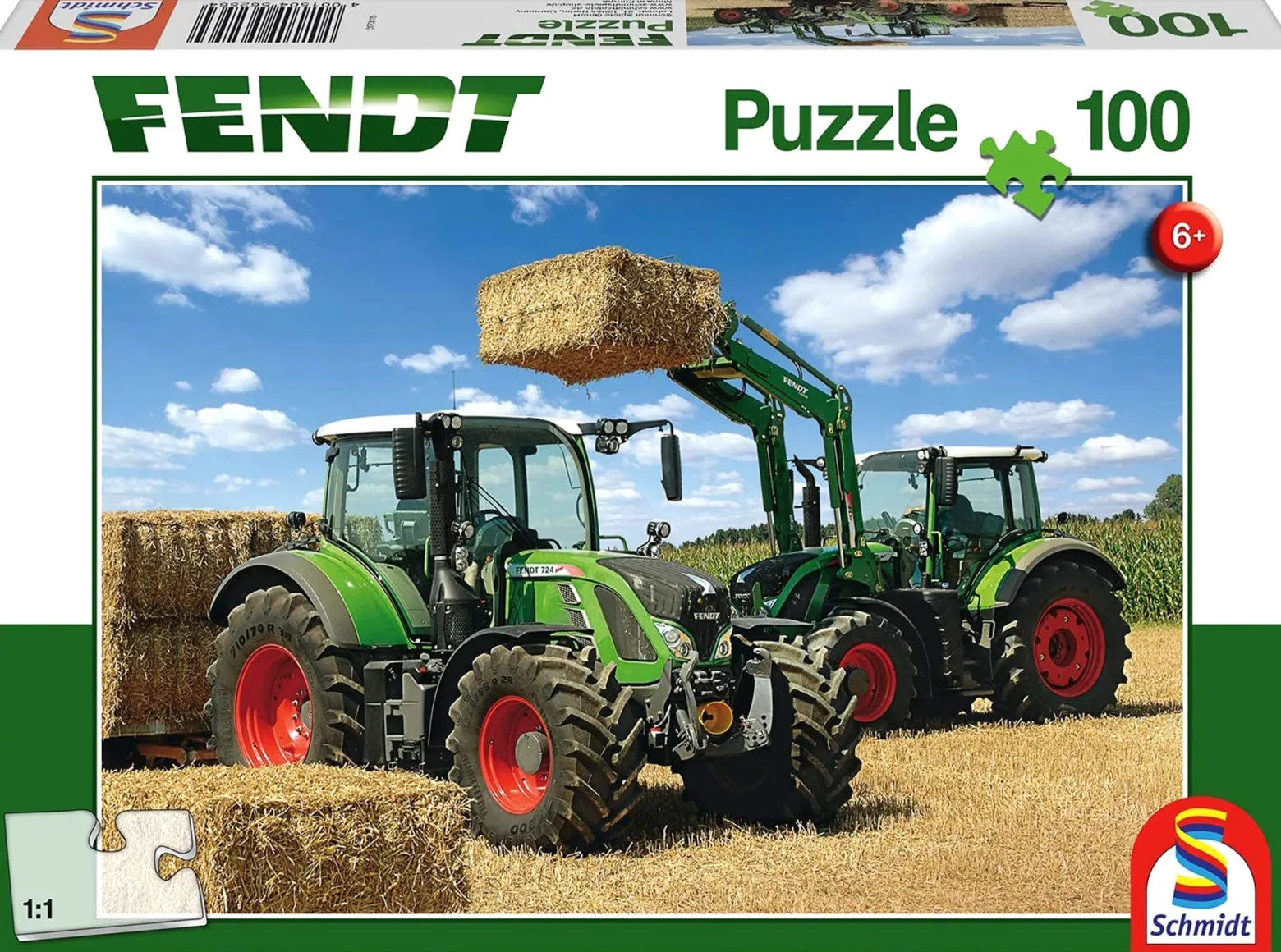 Puzzle 100 el. FENDT Traktory: 724 Vario, 716 Vario