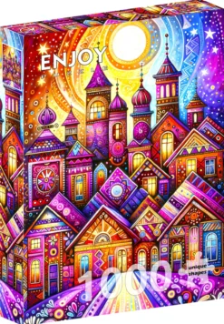 Puzzle 1000 el. Fioletowe miasto