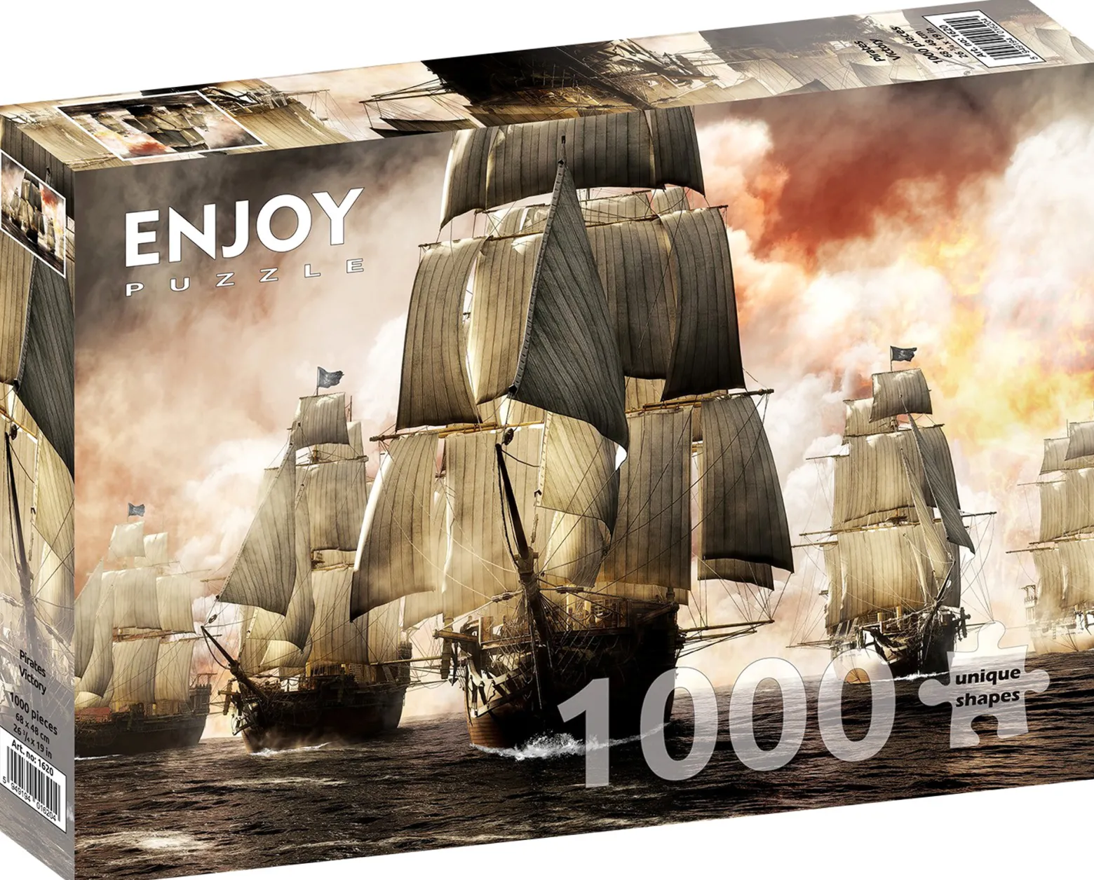 Puzzle 1000 el. Flota piratów