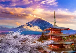 Puzzle 1000 el. Góra Fudżi / Japonia